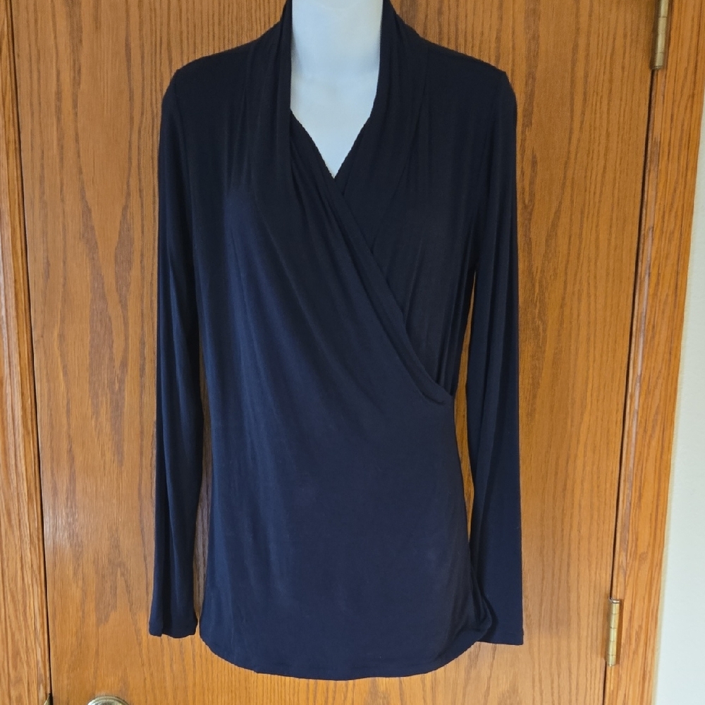 Cabi Style #3064 Crossover Faux Wrap Top
